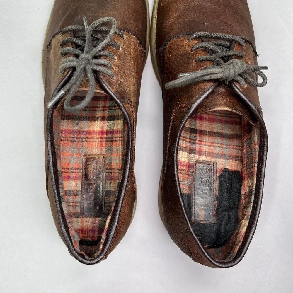 Bed Stu Men's Size 11‎ Luz Rustic Brown Leather Oxfords